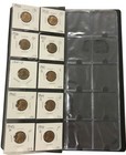 2 Coin Album Wallets Stock Book For 80 2x2 Flips Holder Storage Whitman Harris