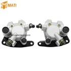 Front Brake Calipers   Pads For Honda Sportrax 400 Trx400ex Trx400x 1999-2014