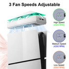 Cooling Fan For Ps5 Slim Disc digital Low Noise Dustproof Cooler W 8 Modes Light