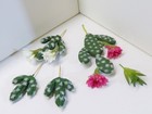 5 Pcs Artificial Plants Blooming Cactus Flower Flocking Succulents   122-8 