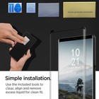 For Samsung Galaxy Note 8 Leather Wallet Flip Phone Case Cover Tempered Glass