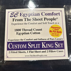 Egyptian Comfort 5 Pc Split King Size  Navy - 1800 Thread Count