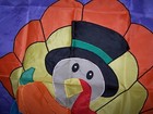 Thanksgiving Garden Flag Turkey  give Thanks  3ft X 3ft 