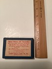 Rare 1929 Blue Box Baseball Stars Leader Novelty Candy Co  Brooklyn Ny