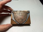 Vtg Letterpress Printing Block Coast To Coast Vacation Tours Bus Driver Patch 