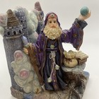Wizard   Dragon By Castle  Colorful Hand Painted Bookends Set Of 2  Vintage Set
