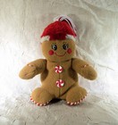 Gingerbread Two 9-inch Plush Toys Christmas Baking Holiday Dan Dee Brand