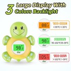 Baby Bath Thermometer  Digital Water Temperature Thermometers Green Tortle