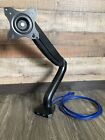 Uncaged Ergonomics Single Computer Monitor Arm Desk Mount With Usb Ports Max 27 