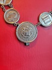 Seal Of The Grand Lodge Of New Jersey Necklace Stainless Steel Chain Nos New 