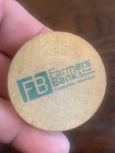 Vintage Wooden Nickel Usa  Farmers Bank   Trust Company  Clarkesville  Arkansas