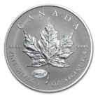  1  2015 Canada  5 1oz 9999 Silver Maple Leaf   E mc2 Privy   Reverse Proof Coin