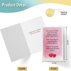 Spercy Romantic Anniversary Card For Him Her  Sweet Valentines Day Card For B   