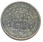 1837 May 10 Specie Suspended Hard Times Token Ht-67 Xf Details Chrc