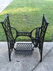 Vintage Singer Treadle Sewing Machine Base Iron Stand Frame 28  High