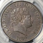 1819 Pcgs Au 55 George Iii 1 2 Crown Great Britain Silver Coin  23020503c 