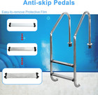 Pool Ladder  304 Stainless Steel 2-step Non-slip Ladder For In-ground Swimming P