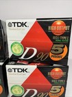 Tdk D90 High Output Type I Blank Cassette Tapes 4- 5packs 20 Total  - New Sealed