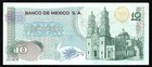 Mexico 10 Pesos Banknote 1971 Banco De Mexico Serie 1am - Hildago - Vf 