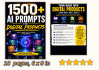 1500  Ai Prompts For Digital Products  Png Templates  Digital Download