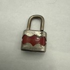 Vtg Vohm Germany 15mm Barrel Lock Suitcase Luggage Padlock W  Original Key Works