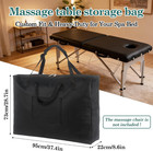 Massage Table Bag For Mobile Therapists  Portable Carry Case Fits 28-37 Inch Spa