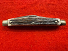 Vintage Stag Scaled Bertram Hen   Roster 114 Ds 4 Blade Congress  331 