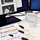 30 Count Permanent Markers Pen Black Fine Point Tip Permanent Marker Pens Set