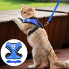Cat Dog Pet Harness Adjustable Control Vest Dogs Reflective S M L Xl Leash