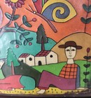La Palma El Salvador Art Tile  Framed