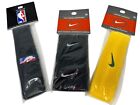 Lot Of 3 Nike Nba Logo Sweat Headbands Y2k 2000s Vintage New Black Yellow Nos