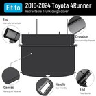Cargo Cover Compatible With Toyota 4runner 2010-2024  canvas  