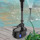 Pond Filter Pump Kit  Submersible Fountain For Koi Ponds  3 Water Patterns  400g