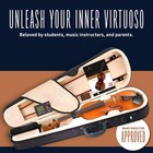 Cecilio Spruce Top Maple Back Violin For Kids   Adults  1 4  Natural Varnish