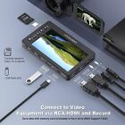 Hd Video Capture Box 1080p 60fps Usb 2 0 Video To Digital Converter With 5  Oled