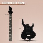 Diy 6 String Flame Shaped Style Hsh Electric Guitar Kits With Mahogany Body  Map