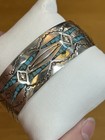 Sterling Silver Native American Turquoise Cuff Bracelet