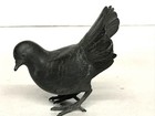 Antique Bronze Statue Pigeno Bird Couple Japanese Figurine Figure Small 2 7 Inch