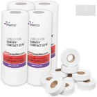 2212 White Pricing Labels For Garvey Contact 22-6 22-7 22-8 Price Gun - 36 Ro   
