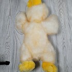Dan Dee Plush Duck Yellow White Tinsel Sparkle Fur Easter Collector Choice 14in