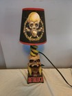 Rare  Vintage Metallica Lamp W shades Skull Snakes Heavy Metal Rock 2002 Y2k