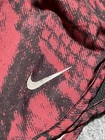 Nike Women s Dri-fit Running Shorts Red Black Snake Print Athletic Gym Size S