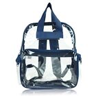 Dalix Clear Backpack School Pack See Through Bag In Navy Blue Free Shipping
