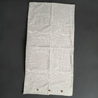 King Pillow Shams Gray White Jacquard Branch Floral Washed Cotton Set Of 2