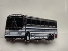 Vintage Greyhound Bus Driver Hat Badge Pin 1960s Gold Brass Blue Enamel Logo