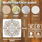 9pack 12 In Large Mandala Wall Stencils For Floor Tile Fabric Furniture Painting