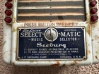 Vintage Seeburg Select-o-matic Wal Model Ds20-1z Music Selector Wall Jukebox