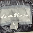 Eddie Bauer Men s Charcoal Rainfoil Packable Jacket  Size Txl  Hooded  Rain Coat