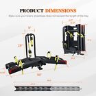 2 E-bike Rack Hitch Mount Folding Bicycle Carrier W ramp And Lock Fits Fat Tire