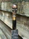 Designer Skull Head Handle Style Walking Stick Wooden Antique Nautical Cane Gift